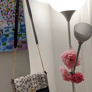 Tory Burch Chelsea Colorblock Snake Crossbody
